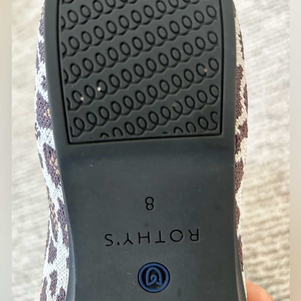 Rothy's Leopard Pattern Flats with Red Accent - image 2